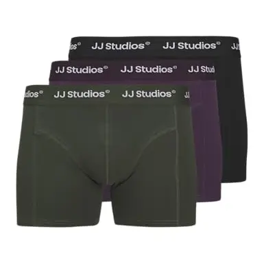 JACK & JONES Herren Jacsoho Solid Trunks 3er Pack