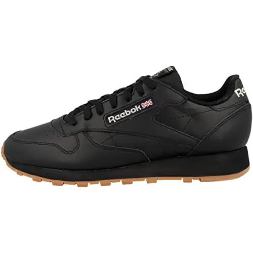 Reebok Unisex Classic Leather Sneaker - Schwarz, Größe 35 EU