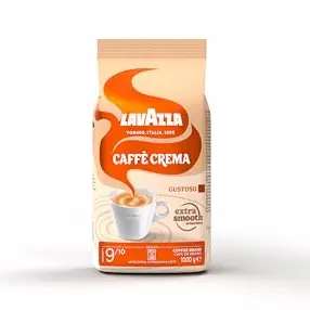 Lavazza Caffè Crema Gustoso Kaffeebohnen für Espressomaschinen, 1 kg, aromatisch, kräftig, mittlere Röstung