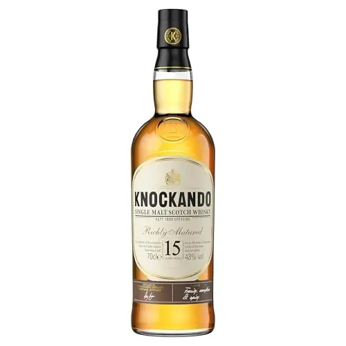 Knockando 15 Jahre Single Malt Scotch Whisky, 43% Vol, 700ml, für Liebhaber, aus Speyside