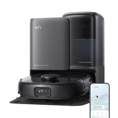 eufy Omni E25 Saugroboter mit Wischfunktion, Turbo-Saugkraft, All-in-One-Station für Tiere & Kinder
