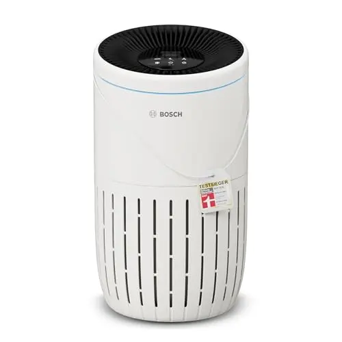 Bosch Air 4000 Luftreiniger für Räume bis 62,5 m² - Effiziente Schadstoffentfernung, 3-in-1 Filter, Smart Sensor, Automatik- und Ruhemodus