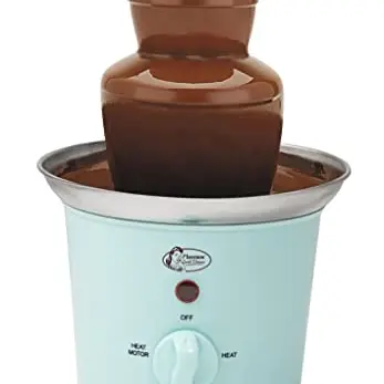 Bestron Schokoladenbrunnen, 3 Etagen, mit Warmhaltefunktion, 60 Watt, Mint