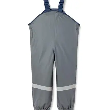 Playshoes Regenhose Unisex Kinder, wind- und wasserdicht, Dunkelgrau, Größe 104