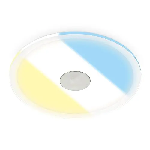 BRILONER LED Einbaustrahler 230V, IP44 Badezimmerlampe, flach, dimmbar