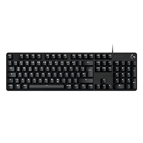 Logitech G413 SE Mechanische Gaming-Tastatur - Hintergrundbeleuchtung, taktile Tasten, Anti-Ghosting, QWERTZ - Schwarz