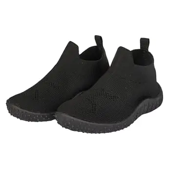 Sterntaler Baby Badeschuhe Unisex, knöchelhoch, bequem und flexibel, für Strand und Wasser, Farbe schwarz, Größe 22