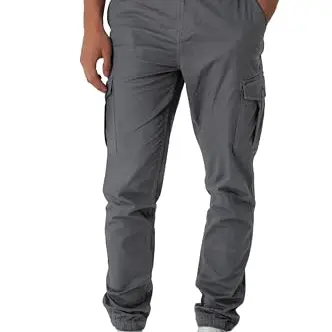 Smith & Solo Herren Cargohose – Stretch Chino Hose mit Taschen (Anthrazit, XL)