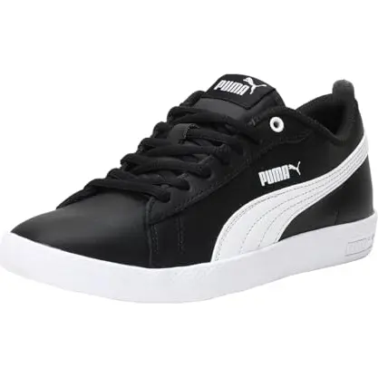 PUMA Damen Puma Smash Wns V2 L Sneaker, Puma Black/White, Größe 37 EU