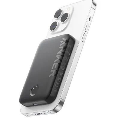 Anker 321 Magnetische Power Bank 5000mAh – Kabellose Powerbank für iPhone 17/16/15/14/13/12