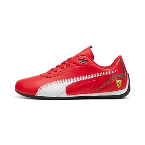 PUMA Unisex Ferrari NEO CAT 2.0 Sneaker, Rot/Weiß, Größe 43