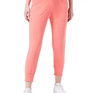 Amazon Essentials Damen Fleece-Jogginghose in Korallenrosa, Größe L