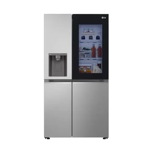 LG Side by Side Kühlschrank, 635 L, Instaview, Total NoFrost, Smart Inverter, Wi-Fi, Eis- und Wasserspender