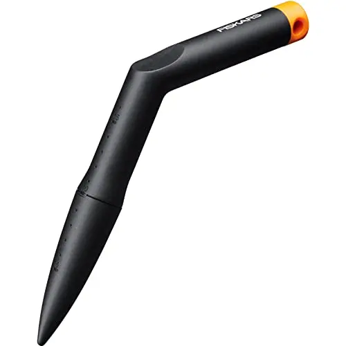 Fiskars Pflanzstock Solid, 26 cm, Schwarz/Orange
