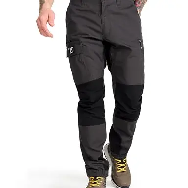 RevolutionRace Herren Nordwand Pants - Wandershorts für Outdoor-Aktivitäten, Anthrazit, M