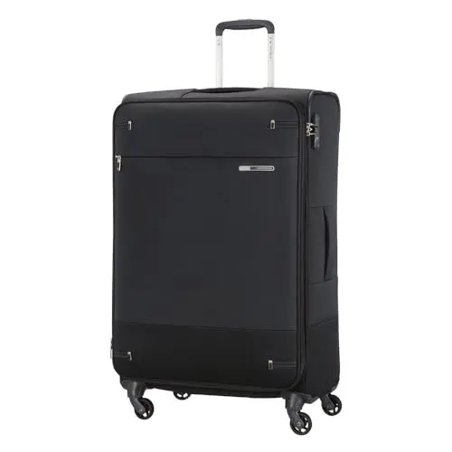 Samsonite Base Boost 78 cm Trolley Koffer - Leicht, erweiterbar, 4 Rollen, 105 L, Schwarz