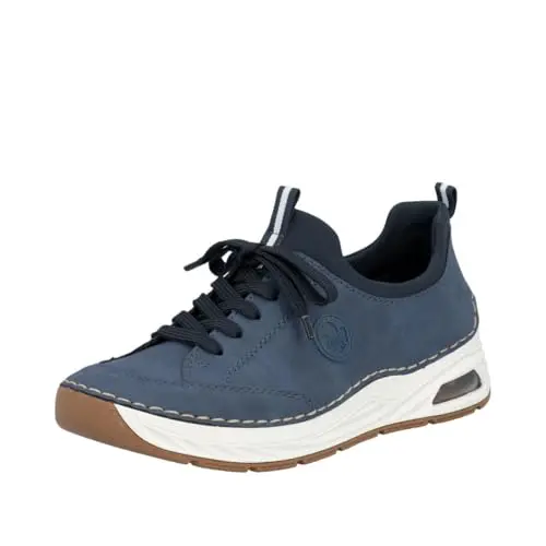 Rieker Damen Slipper Blau Größe 39