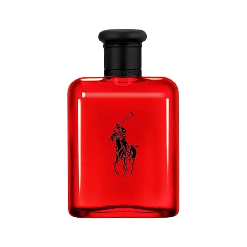 Ralph Lauren Polo Red Eau de Toilette für Herren, 125 ml – Fruchtig-würziger Duft mit Grapefruit, Safran & Zedernholz