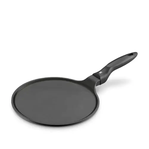 WMF Devil Crepe Pfanne 27 cm mit Teigverteiler und Holzschaufel