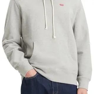 Levi's Herren Sweatshirt Hoodie, Mid Tone Grey Heather, XXL