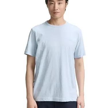 Tom Tailor T-Shirt mit Brusttasche, Tarmac Grey/White, Größe XL