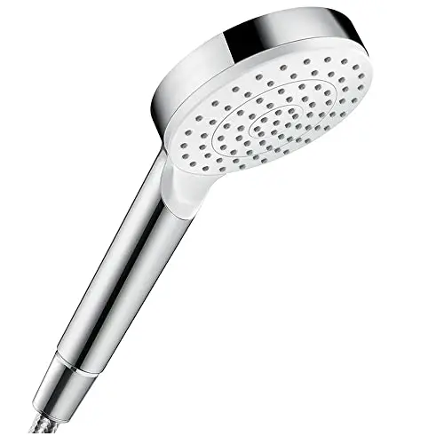Hansgrohe Crometta Duschkopf, wassersparend, 6l/min, Weiß/Chrom
