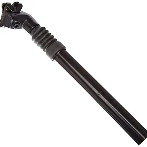 FISCHER Patent Sattelstütze mit Federung, 27,2 mm, Aluminium, Schwarz