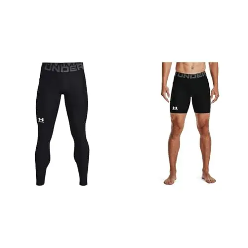 Under Armour Herren UA HG Armour Leggings und Shorts, atmungsaktive Sportleggings und Laufhose