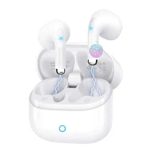 Kabellose Bluetooth Kopfhörer mit HiFi Stereo Sound, 50 Std Spielzeit und IPX7 Wasserschutz