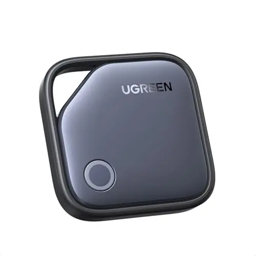 UGREEN Finder für Apple Find My, Bluetooth Tracker für Gepäck und Schlüssel, mit Wechselakku