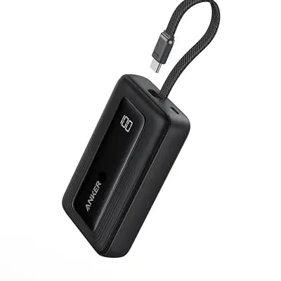 Anker 10.000mAh Powerbank, 30W, USB-C, ideal für iPhone, iPad, MacBook, Galaxy und mehr