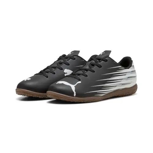 Puma ATTACANTO II JR Fußballschuh, Schwarz/Weiß, 4 UK
