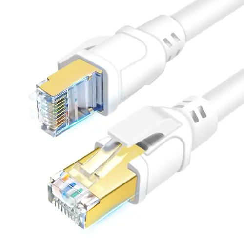 DDMALL CAT 8 Ethernet Kabel 5m - Hochgeschwindigkeits LAN Kabel für Router & Gaming