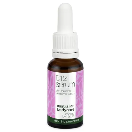 Vitamin B12 Pink Serum – Beruhigendes Serum gegen Rötungen – Stärkt die Hautbarriere und spendet Feuchtigkeit