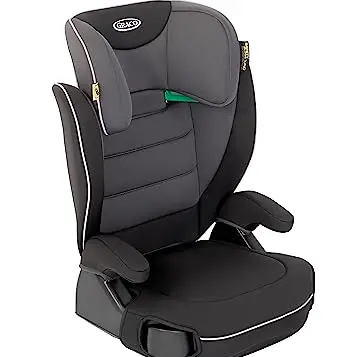 Graco Logico™ L i-Size Kindersitz für 3,5 bis 12 Jahre, höhenverstellbare Armlehnen, waschbare Bezüge, schwarz