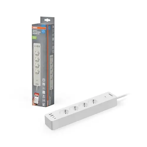 OSRAM SMART+ WLAN 4-fach Steckdosenleiste mit USB-Anschlüssen für Smart Home