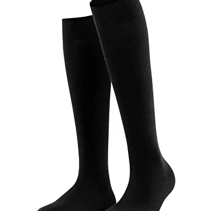 FALKE Softmerino Kniestrümpfe schwarz, Größe 41-42