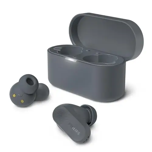 Philips TAT3509GY Noise Cancelling True Wireless In Ear Headphones - Grey