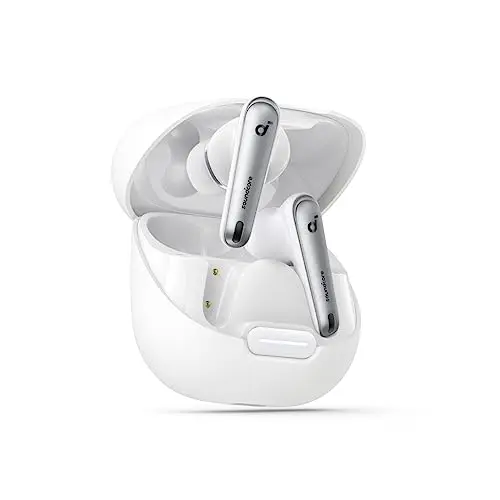 Anker Soundcore Liberty 4 NC Bluetooth Kopfhörer, Geräuschunterdrückung, Hi-Res Sound, 50H Wiedergabe (Weiß)