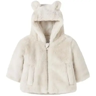 Name It Damen Nbfmila Kapuzenjacke, Moonbeam, 68 EU