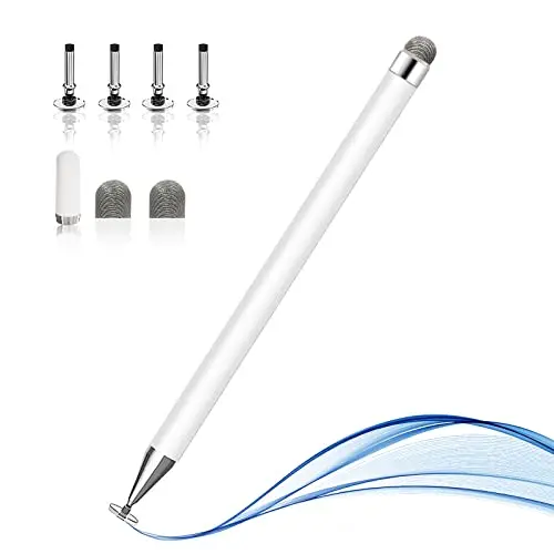 Stylus-Stift für Touchscreens, universell einsetzbar für Pro/Air/Android/Microsoft (weiß)