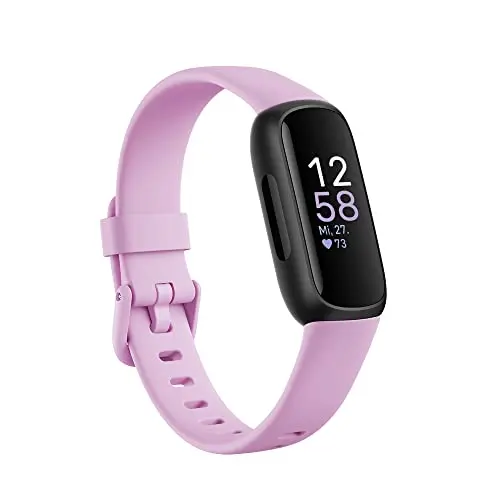 Fitbit Inspire 3 Gesundheits- & Fitness-Tracker Damen & Herren – Herzfrequenz, Schlaf & Stressmanagement, bis zu 10 Tage Akkulaufzeit