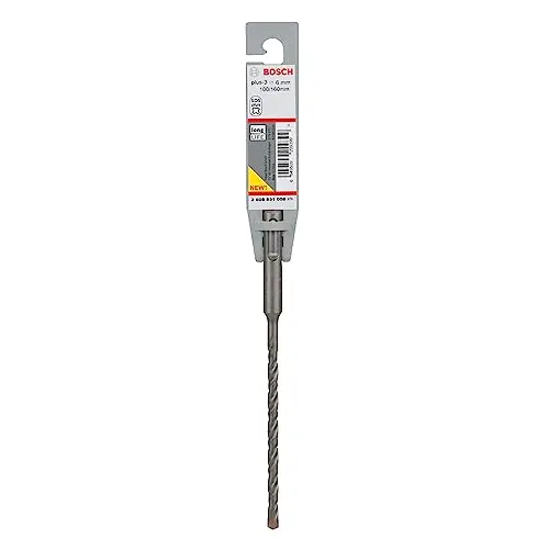 Bosch Professional Hammerbohrer SDS plus-3 für Beton, 6 x 100 mm