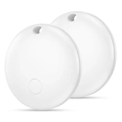 Android GPS Tracker 2-Pack - Smart Tag für Apple und Google Finden APP, Wasserdichter Bluetooth-Schlüsselfinder