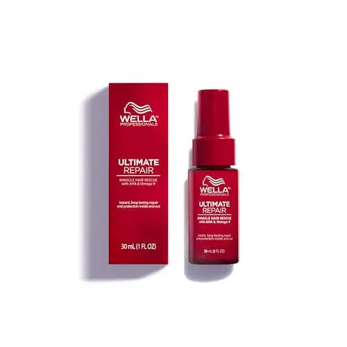 Wella Professionals Ultimate Repair Haarserum – 90 Sek. Haarkur ohne Ausspülen – Anti Frizz & Spliss – 30 ml