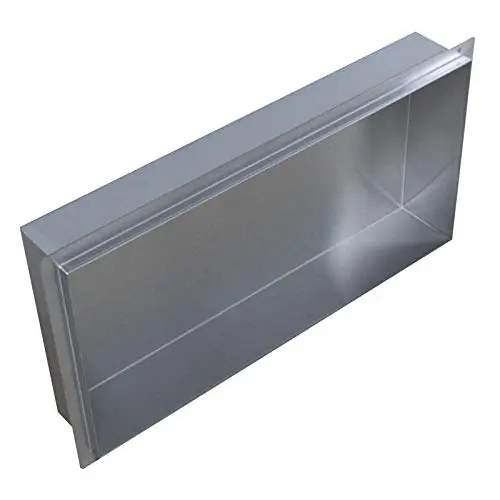 BERNSTEIN Wandnische BS603010 60 x 30 x 10 cm - Befliesbare Duschnische aus Edelstahl