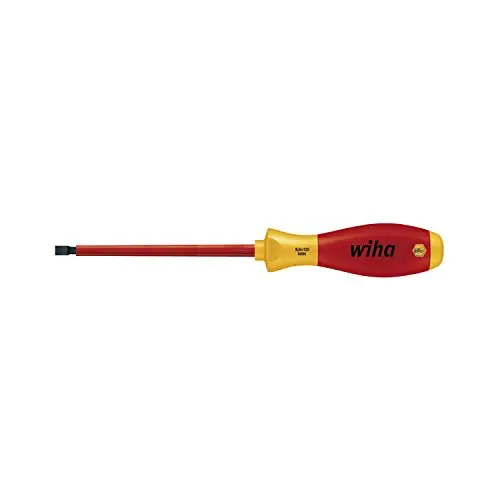 Wiha SoftFinish® Schraubendreher VDE 5,5 mm x 125 mm mit ergonomischem Griff für Elektriker