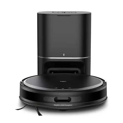 Tapo RV20 Max Plus Saugroboter mit Wischfunktion und automatischer Absaugstation, kompatibel mit Alexa & Google Assistant