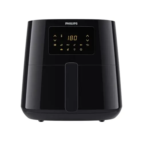 Philips Airfryer XL 6.2L - Fritteuse ohne Öl mit Touchscreen und NutriU App, Schwarz