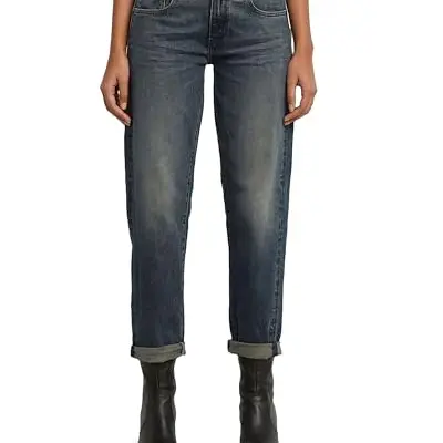 G-STAR Damen Boyfriend Jeans in Blau, Größe 28W / 30L